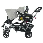 Cochecito doble con huevito y base Duo Ride Infanti