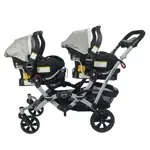 Cochecito doble con huevito y base Duo Ride Infanti
