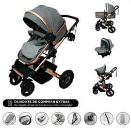 Cochecito Bebes 3 En 1 Traful Mawe ...