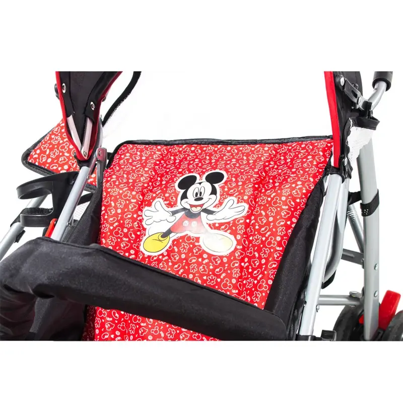 Cochecito Bebe Paragüitas Disney Rojo