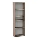 Biblioteca Abierta Con Estantes Orlandi 190cm Melamina Abedul