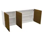 ALACENA 120 - MEL. BLANCO / AVELLANA                        