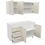 COMBO COCINA 120 - MEL. BLANCO / VENEZIA (SIN BACHA)        