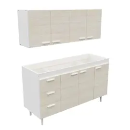 Combo Cocina 140 Mel. Blanco / Ven...