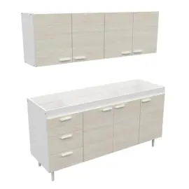 Combo Cocina 160 Mel. Blanco ...