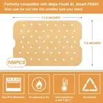Papel Pergamino Antiadherente Ninja Foodi Smart XL 100PCS White