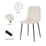 SILLA AVELINO JACKSON BLANCA PATA CAÑO NEGRA