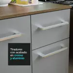 Kit De Cocina Compacto 120cm Alacena + Bajo Mesada Easy Madesa