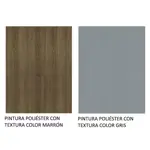 Kit De Cocina Compacto 120cm Alacena + Bajo Mesada Easy Madesa
