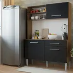 Modular Aparador Kit De Cocina Compacto 120cm Life Madesa