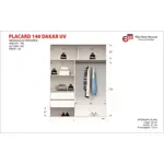 placard corredizo 1.40 wengue 56416 mosconi