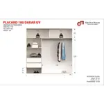 placard corredizo 1.80 blanco 56349 mosconi