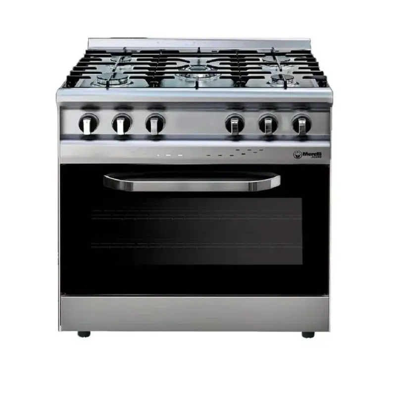 cocina industrial morelli 82cm acero inoxidable