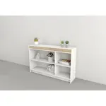 Bahiut vajillero moderno melamina 1,35M Everest con Olmo