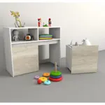 Mueble Juguetero Guardado Organizador 3037 Juguetes Ruedas Nevado con Everest