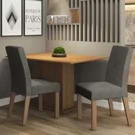 Juego De Comedor Manu Con 2 Sillas ...