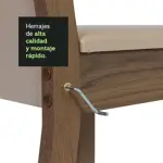 Juego De Comedor Cocina Jaíne Madesa Mesa Con 6 Sillas