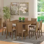 Juego De Comedor Cocina Madesa Clarice Mesa Con 8 Sillas