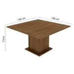 Juego De Comedor Madesa Marisa Con Tapa De Madera 8 Sillas
