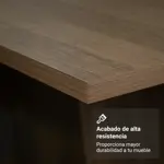 Juego De Comedor Madesa Cali Con 4 Sillas Marron Crema