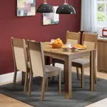 Juego De Comedor Cocina Madesa Havana Conjunto Mesa con 4 Sillas