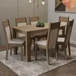 Juego De Comedor Medelin Madesa Con 6 Sillas