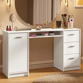 Escritorio Tocador 136Cm 1 Puerta 3...