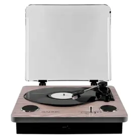 Tocadiscos  Madera Bluetooth P...