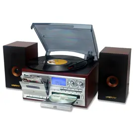 Tocadiscos De Vinilo  10 En 1 Bluet...