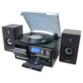 Tocadiscos De Vinilo 10 En 1, 3 Ve...