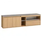RACK TV 2MTS C/ 1CAJ 2PTAS 4032-CCG TABLES