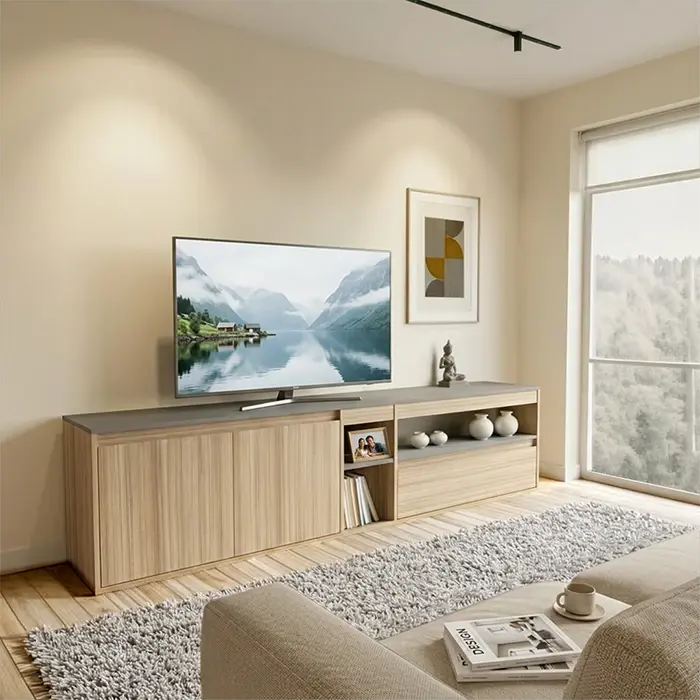 RACK TV 2MTS C/ 1CAJ 2PTAS 4032 CCG TABLES