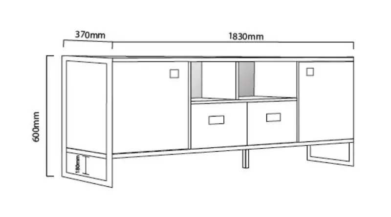 RACK PARA TV STEEL DST05 DST05RN DELOS