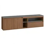 RACK TV 2MTS C/ 1CAJ 2PTAS 4032-CNG TABLES
