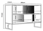RACK PARA TV STEEL DST01 DST01RNN DELOS