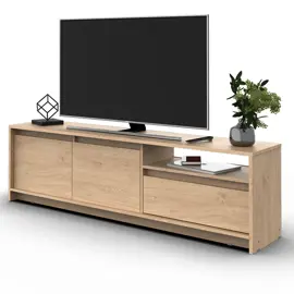 Rack Tv C/2P 1 Caj Rcn180 Roble Ken...