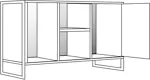 RACK PARA TV STEEL DST02 DST02RT DELOS