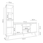 RACK ESC PARA TV /AUD ESC 883 FICR DELOS