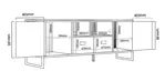 RACK PARA TV STEEL DST05 DST05RT DELOS