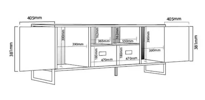RACK PARA TV STEEL DST05 DST05RT DELOS
