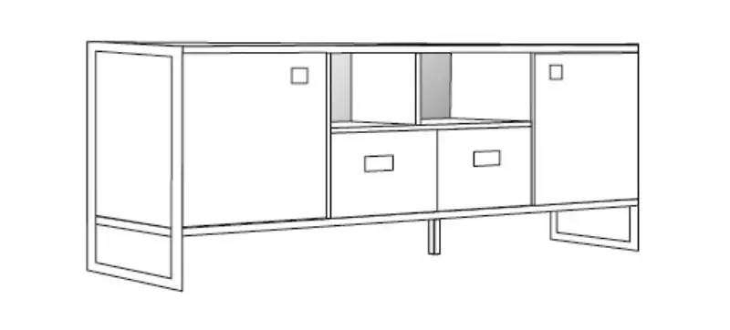 RACK PARA TV STEEL DST05 DST05RT DELOS