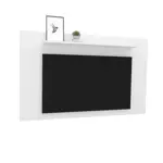Panel para TV LED Rack TV Flotante con Estante - Blanco