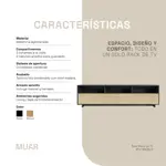 Rack Tv Mueble Para Televisor Moderno Oslo180 Mts Rtv180
