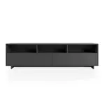 Rack Tv Mueble Para Televisor Moderno Negro 180 Mts Rtv180