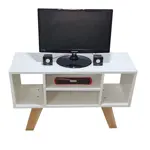 Mesa Rack de TV Escandinava en Melamina 42 Pulgadas