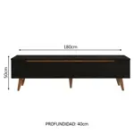 Mueble Rack Para Tv Madesa Reims Modular Para Tv De Hasta 75