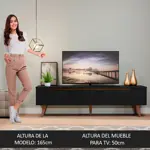 Mueble Rack Para Tv Madesa Reims Modular Para Tv De Hasta 75