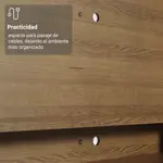 Rack Flotante Para Tv De 60 Pulgadas Madesa Alfa