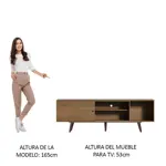 Rack Mesa Madesa Dubai Para Tv De Hasta 65 Pulgadas