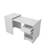 ESCRITORIO PLEGABLE EXTENSIBLE MULTIUSO MESA MANICURA BLANCO